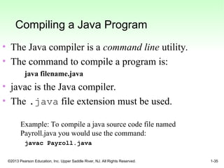 Introduction to JAVA programming and its basics | PPT
