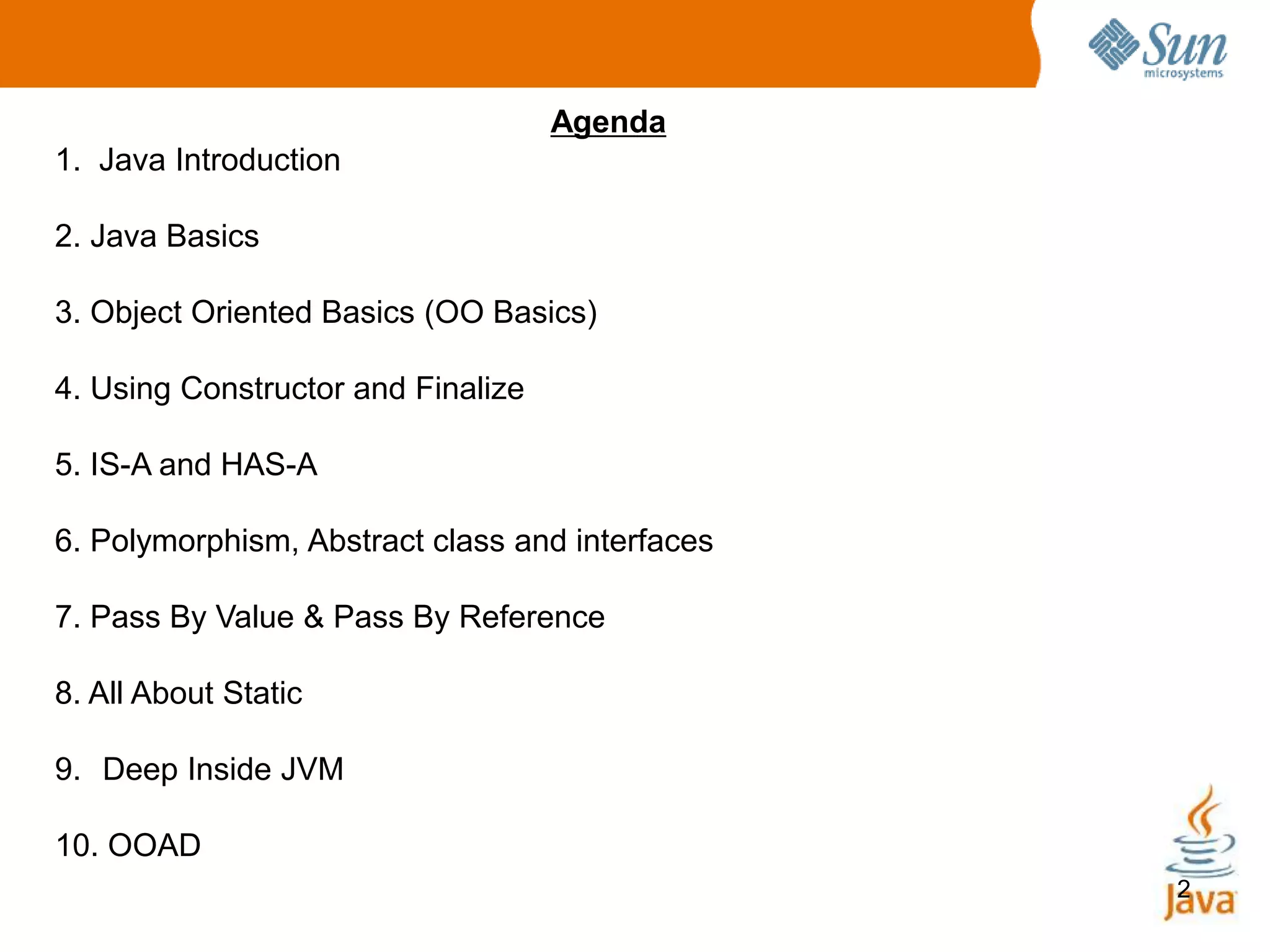 Introduction to java | PPTX