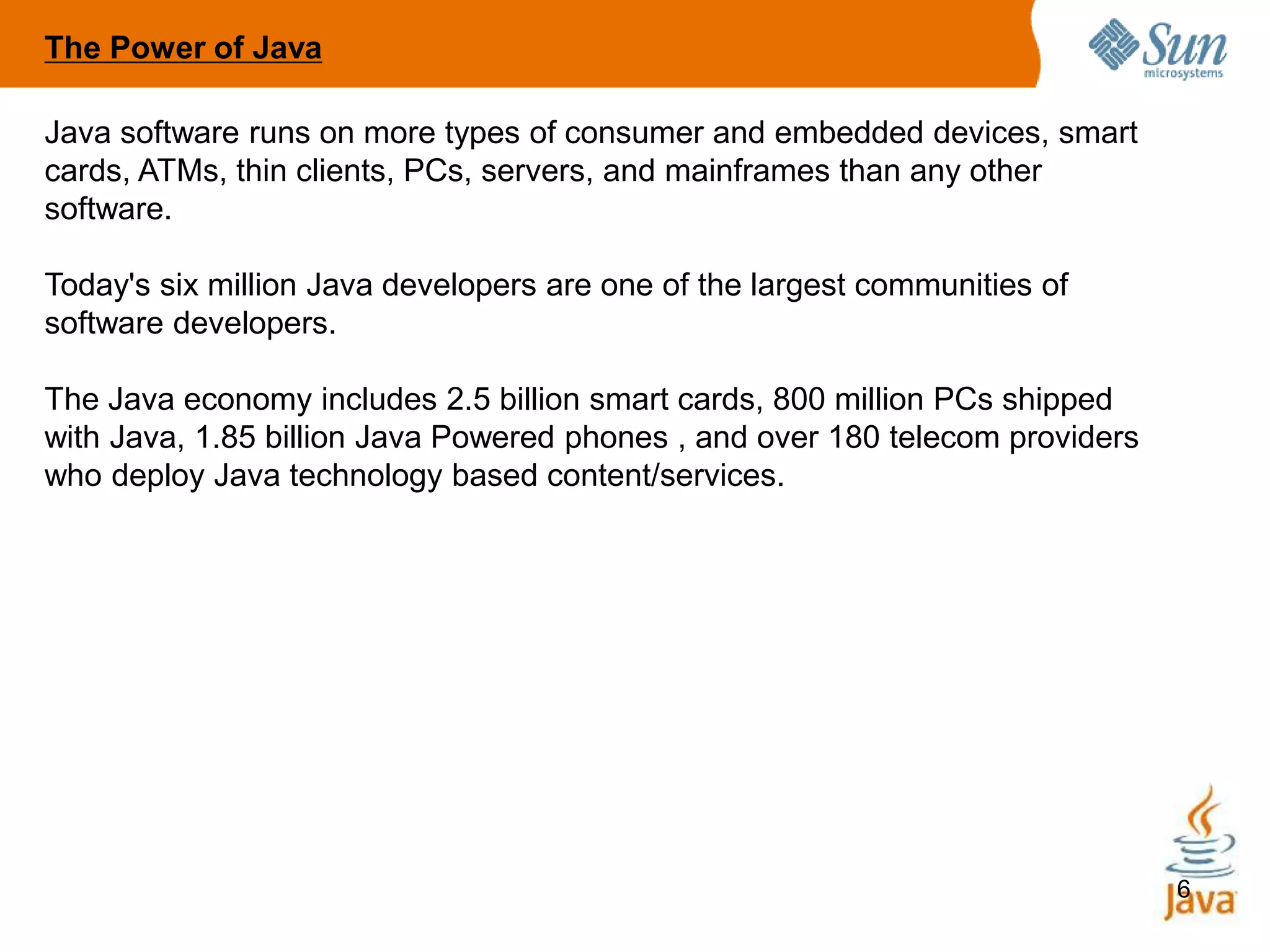 Introduction to java | PPTX