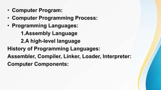 Introduction to Java(1) - CPPT+opy.Jpptx | PPT
