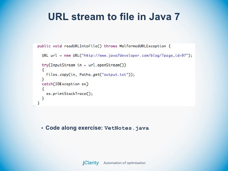 Introduction to Java 7 (OSCON 2012)