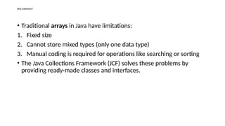 Introduction to Java Collections Introduction to Java Collections | PPTX