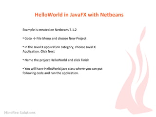 Introduction to JavaFX | PDF | Programming Languages | Computing