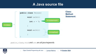 Introduction to Java ppt power point presentation | PPTX