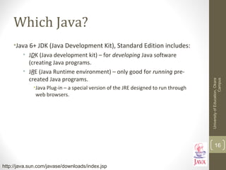 Introduction to java programming part 1 | PPT