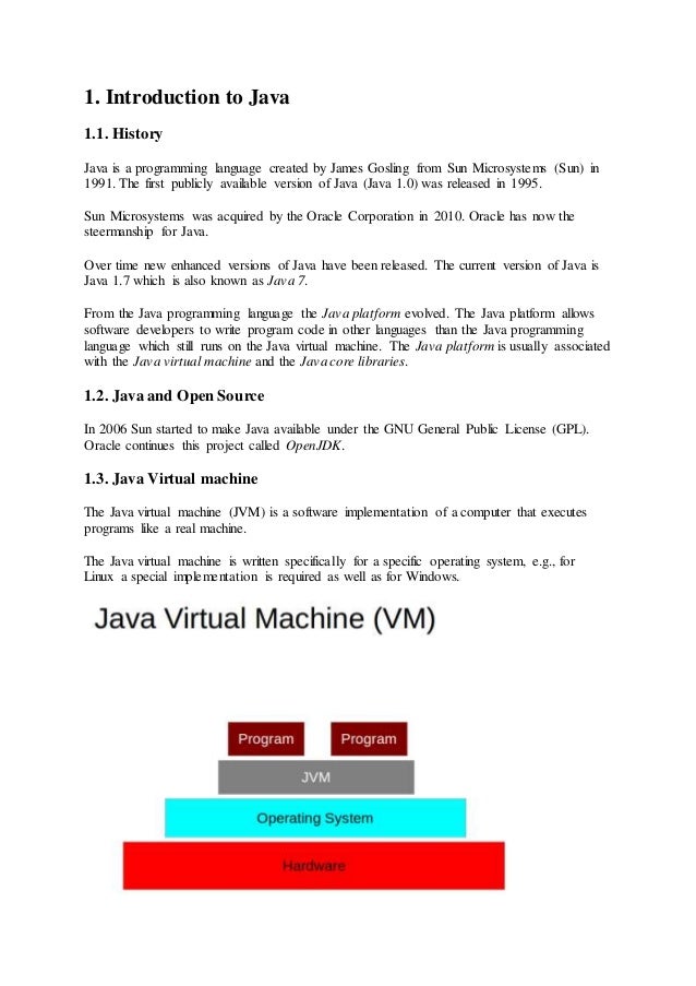 Introduction to java programming tutorial