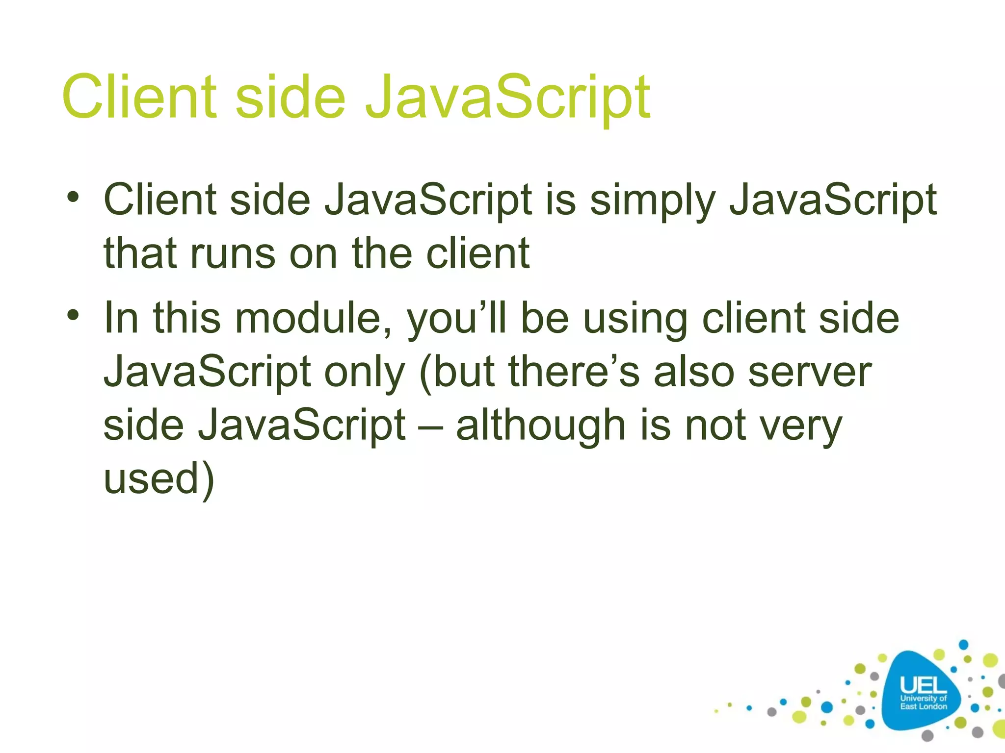 Introduction to JavaScript | PPT
