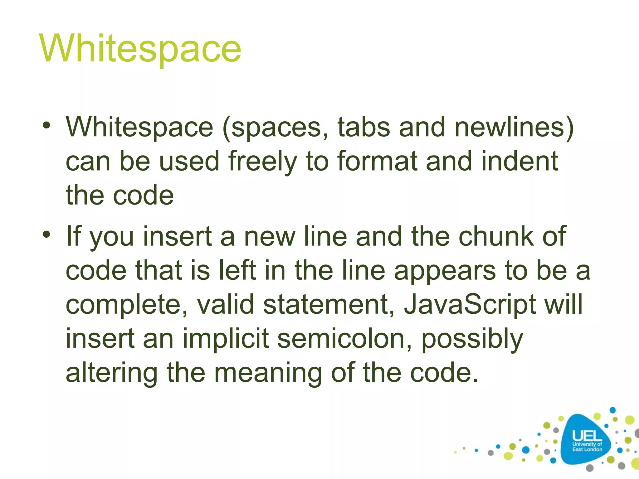 Introduction to JavaScript | PPT | Web Development | Internet