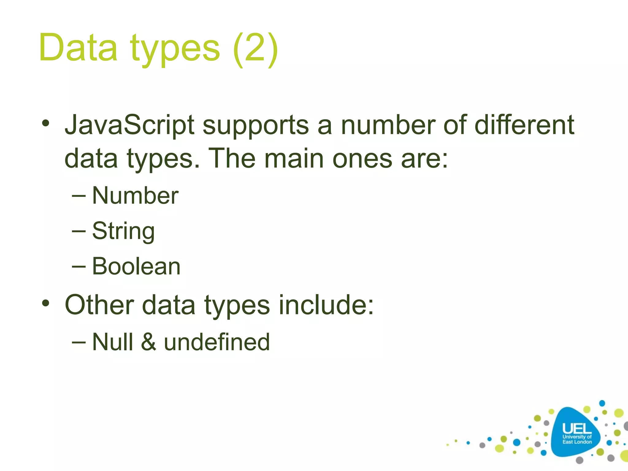 Introduction to JavaScript | PPT