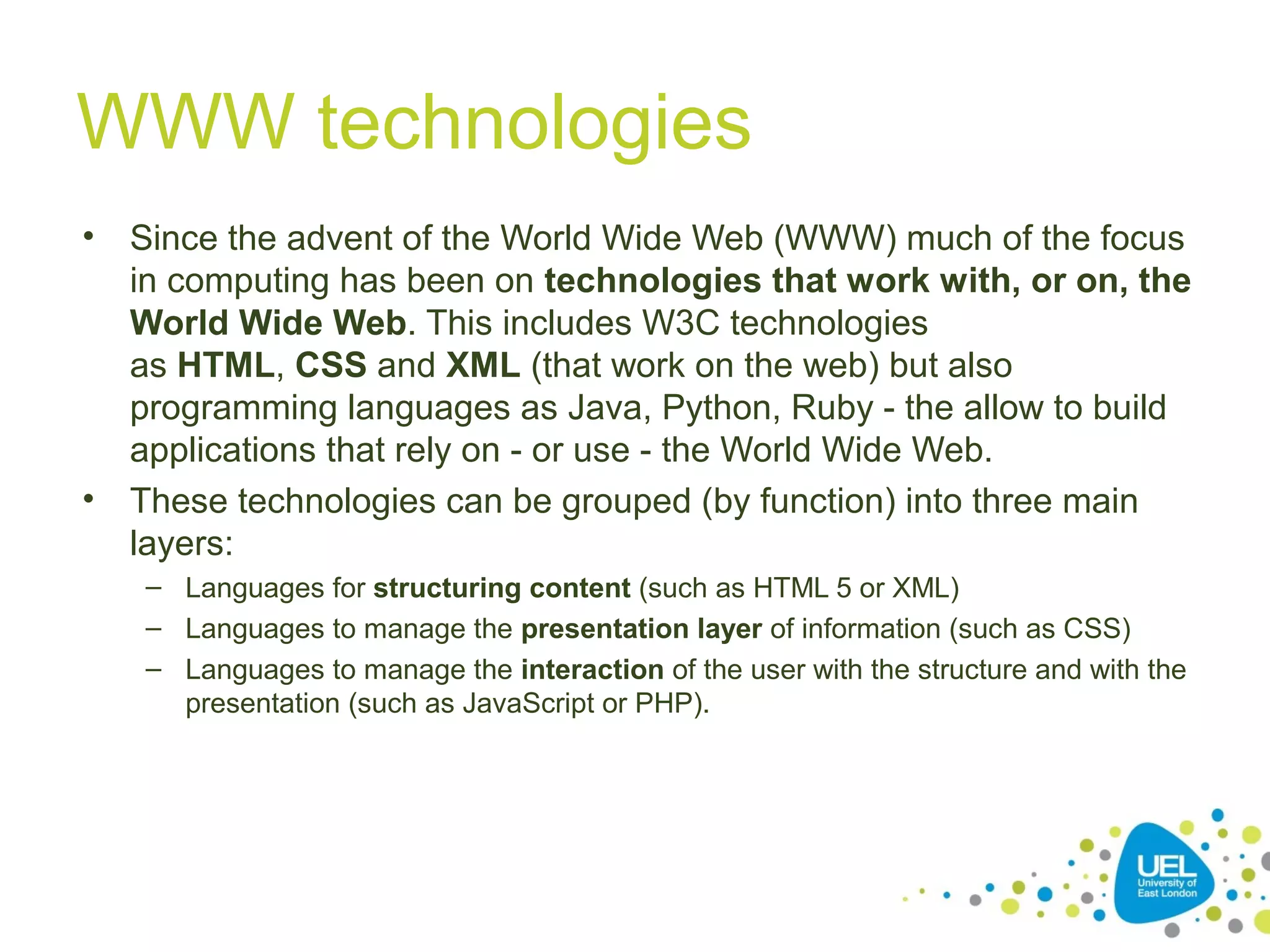 Introduction to JavaScript | PPT | Web Development | Internet