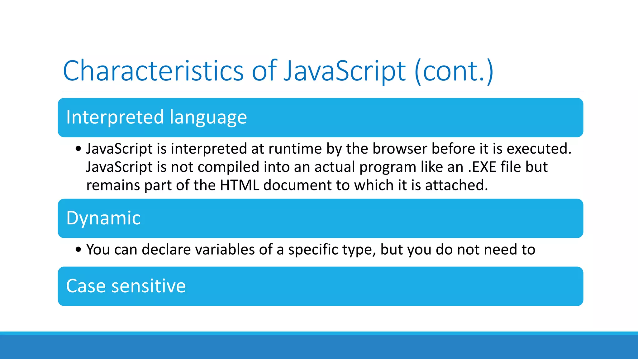 Lab #2: Introduction to Javascript | PPT