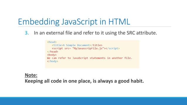 Lab #2: Introduction to Javascript | PPT