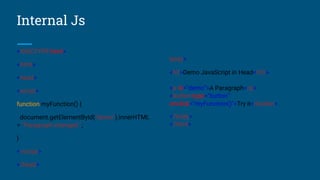 Introduction to Java script for web .pptx | Free Download