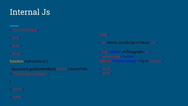 Introduction to Java script for web .pptx | Free Download