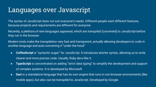 Introduction to Java script for web .pptx | Free Download