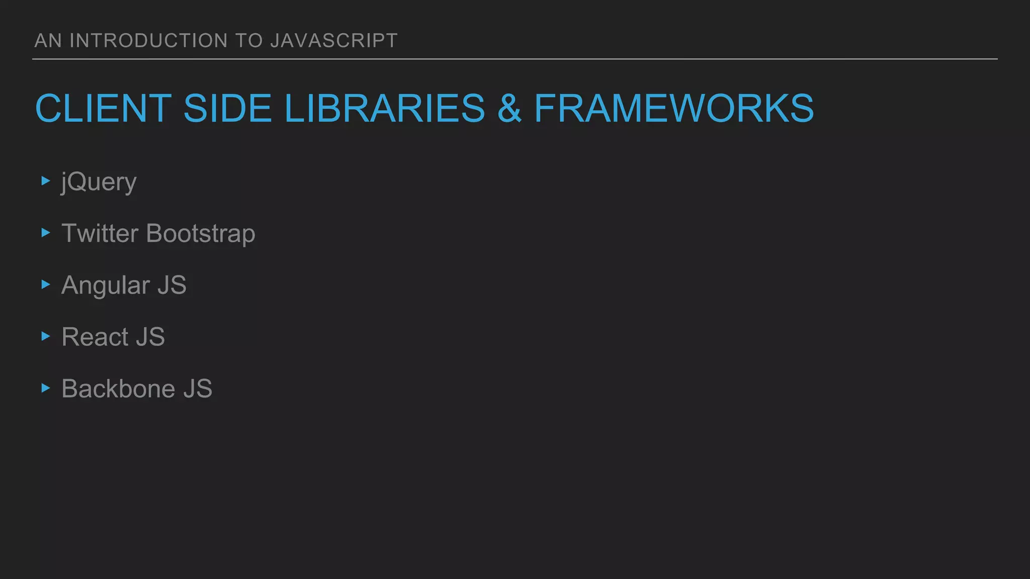 Introduction to Javascript | PPT