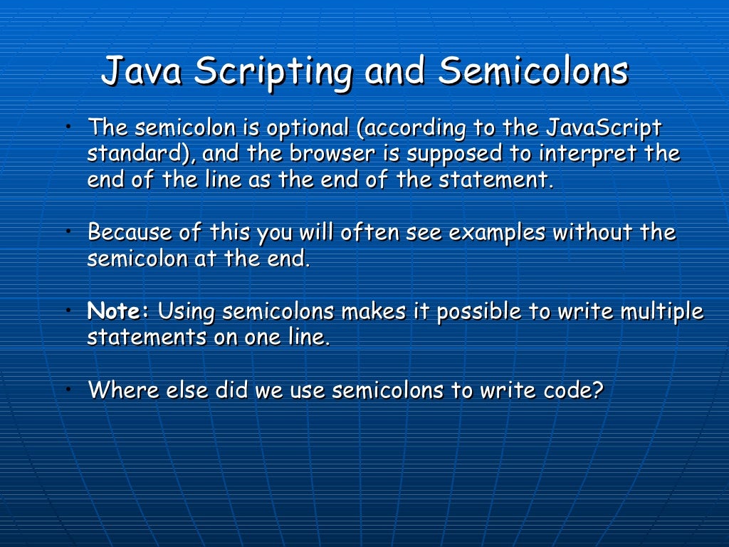 java scripting api
