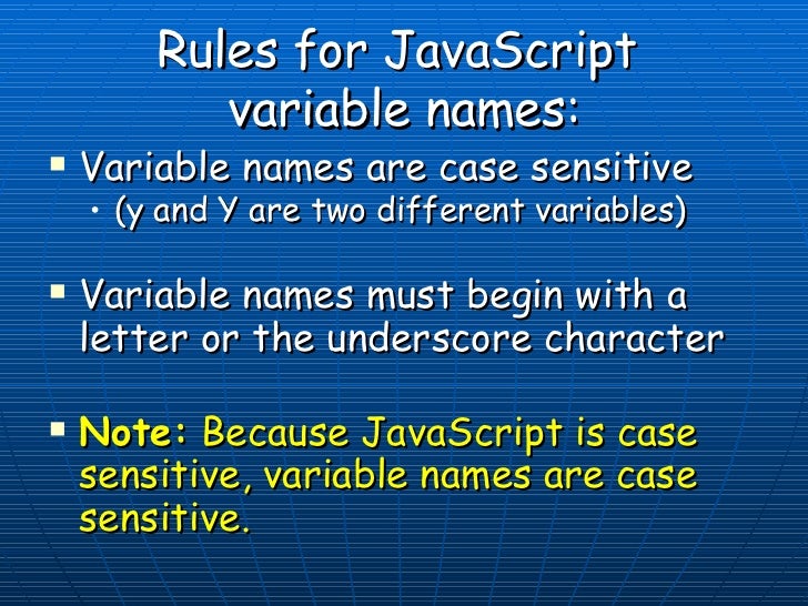 Introduction to Java Scripting
