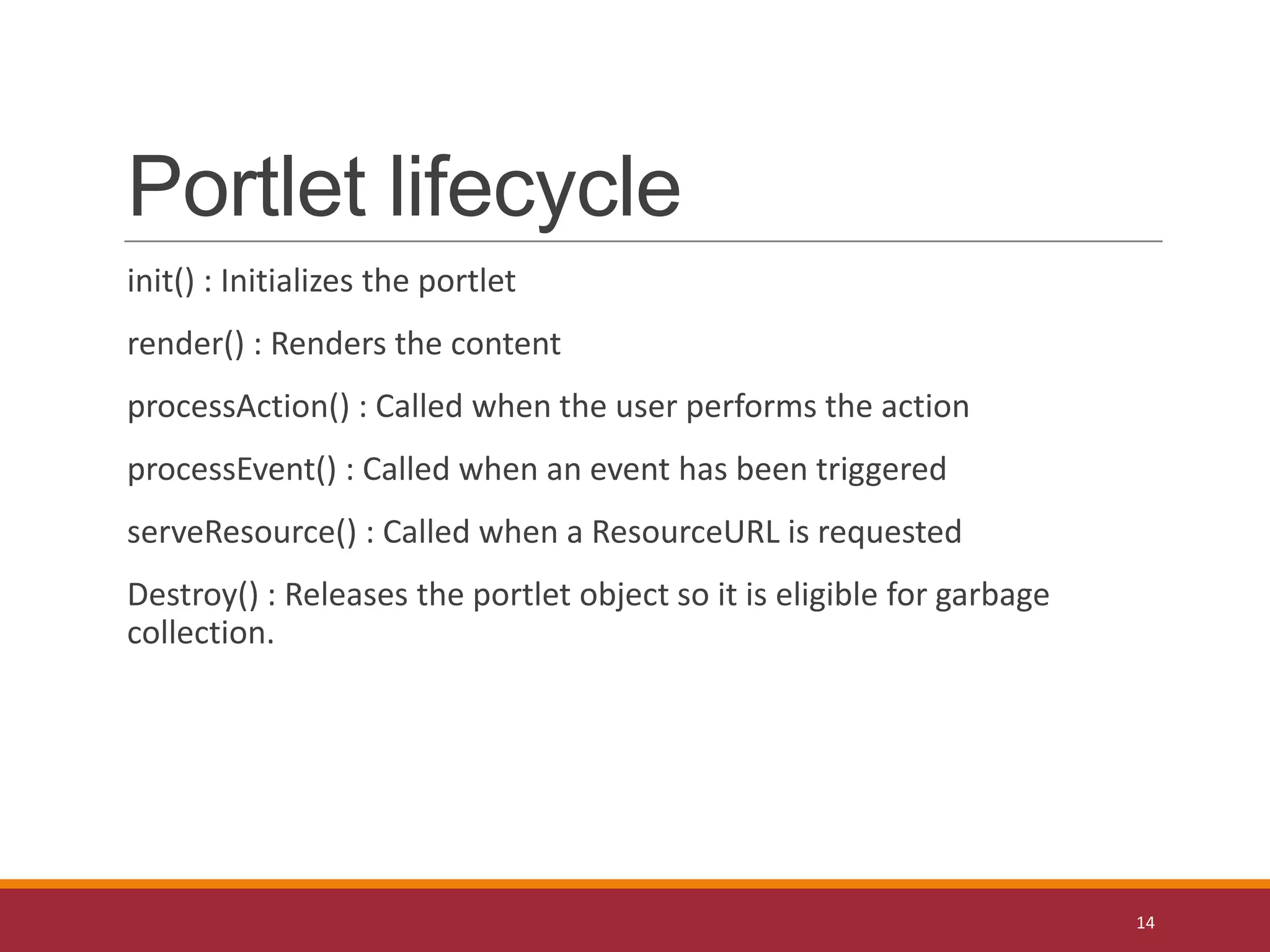 Introduction to java standard portlets | PPT