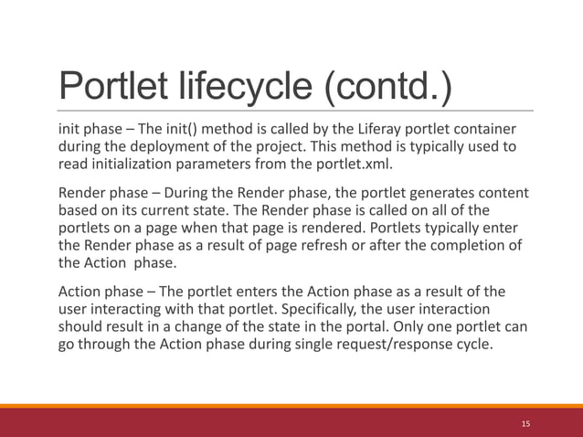 Introduction to java standard portlets | PPT