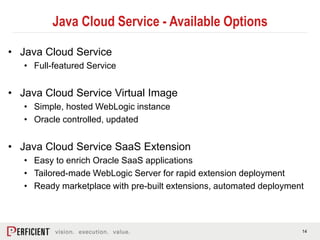 Introduction to Java Cloud Service | PPTX