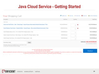 Introduction to Java Cloud Service | PPTX