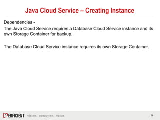 Introduction to Java Cloud Service | PPTX