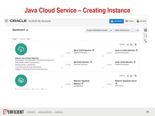 Introduction to Java Cloud Service | PPTX
