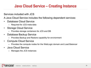 Introduction to Java Cloud Service | PPTX