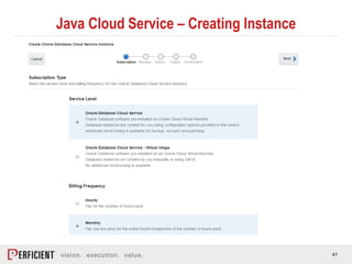 Introduction to Java Cloud Service | PPTX