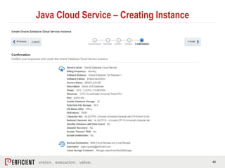 Introduction to Java Cloud Service | PPTX