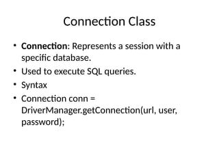 Introduction to JDBC and ODBC.pptx jdjdnjdjdndjdjndj | PPTX