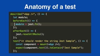 Introduction to jest | PDF
