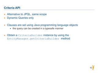 Introduction to JPA and Hibernate including examples | PDF