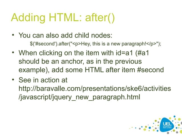 Introduction to jQuery | PPT