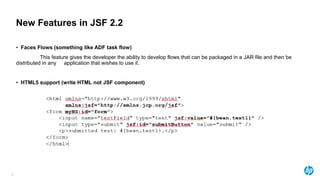 Introduction to jsf 2 | PPTX
