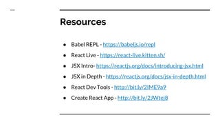 Introduction to JSX | PPTX