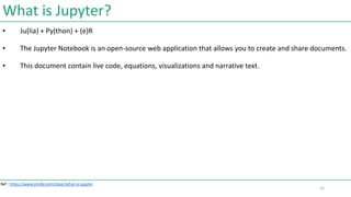 Introduction to Jupyter notebook and MS Azure Machine Learning Studio | PPT