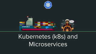 Kubernetes (k8s) and
Microservices
 