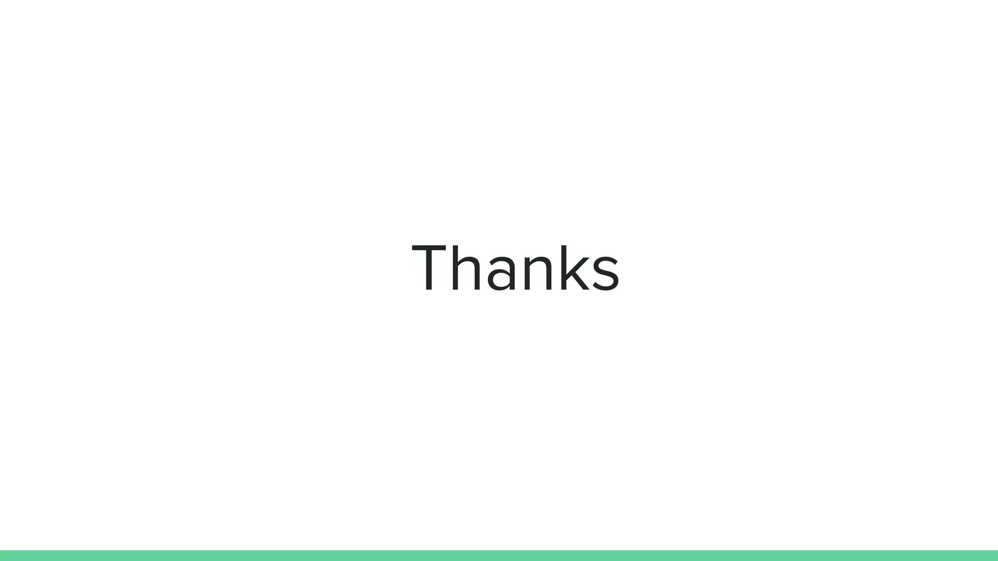 Thanks
 