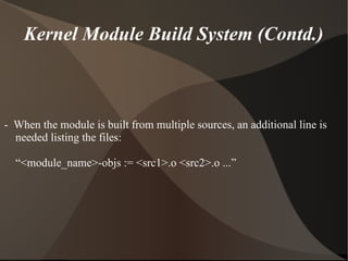 Introduction To Linux Kernel Modules | PDF | Operating Systems ...