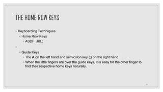 Introduction to Keyboarding for beginners | PDF