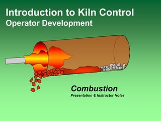 Combustion
Presentation & Instructor Notes
Introduction to Kiln Control
Operator Development
 