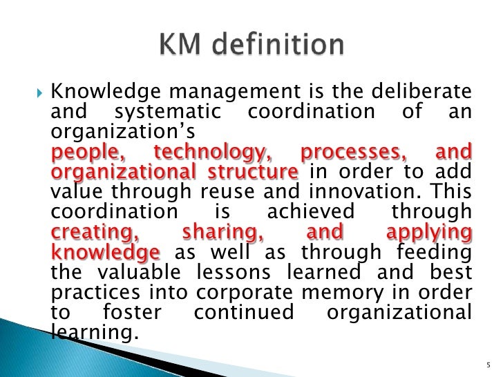 Introduction to knowledge management in theory and practice