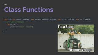 Class Functions
 