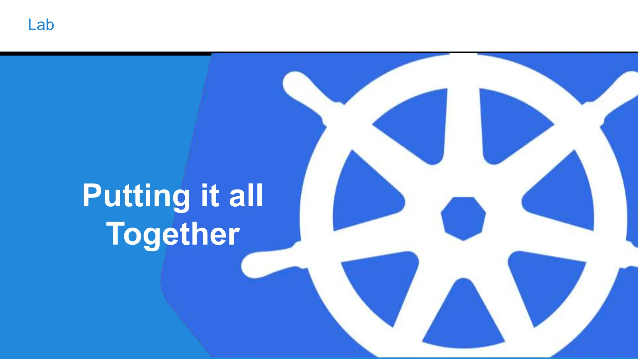 Lab
Putting it all
Together
 