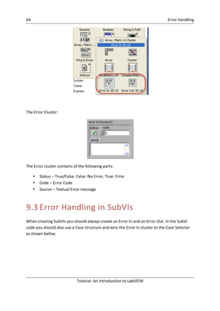 Introduction to lab view | PDF