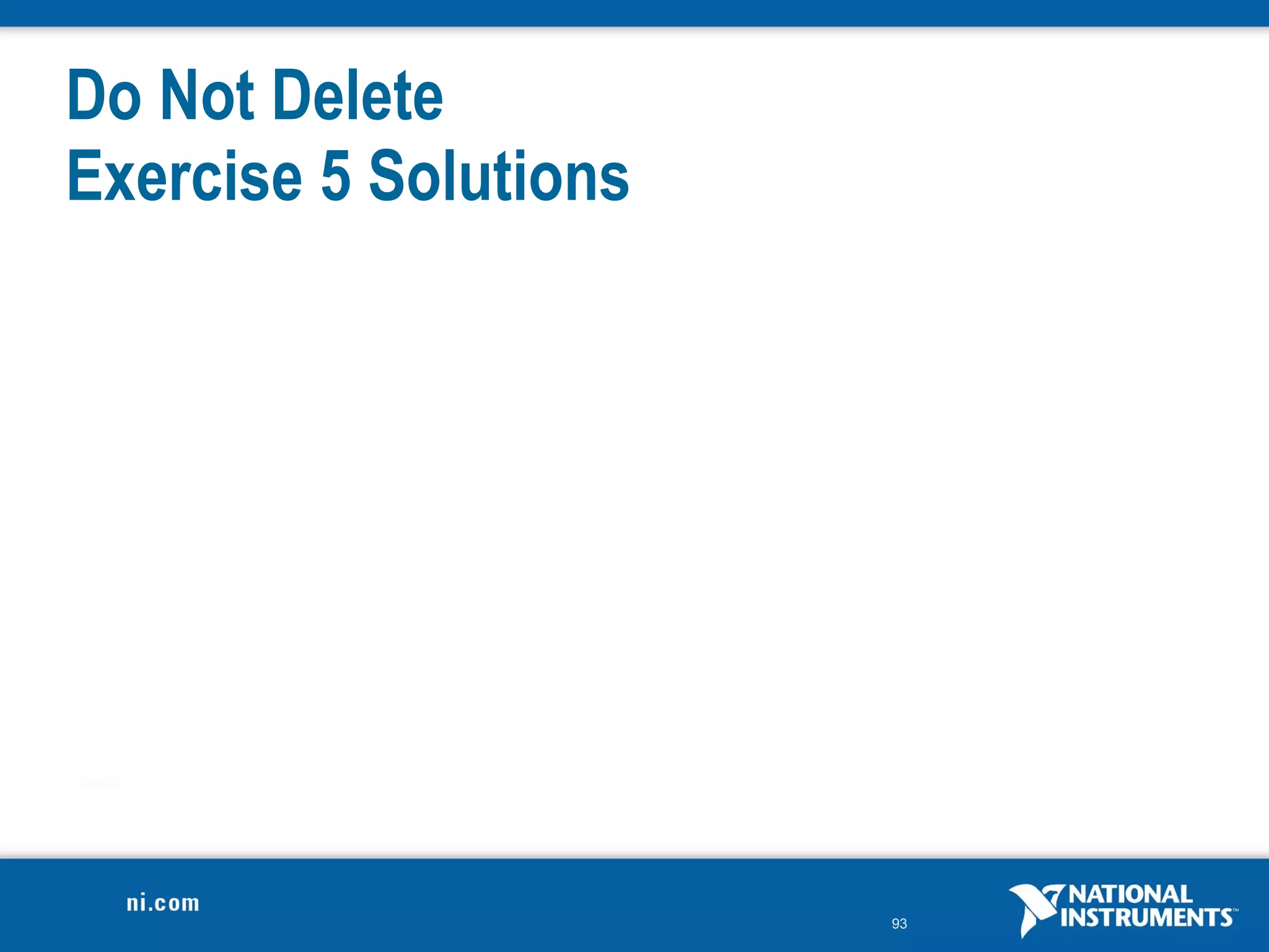 Do Not Delete
Exercise 5 Solutions




                       93
 