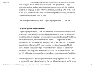 Introduction to Large Language Models and the Transformer Architecture.pdf