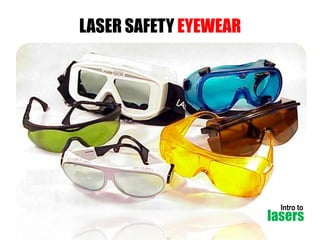 LASER SAFETY EYEWEAR

Intro to

lasers

 